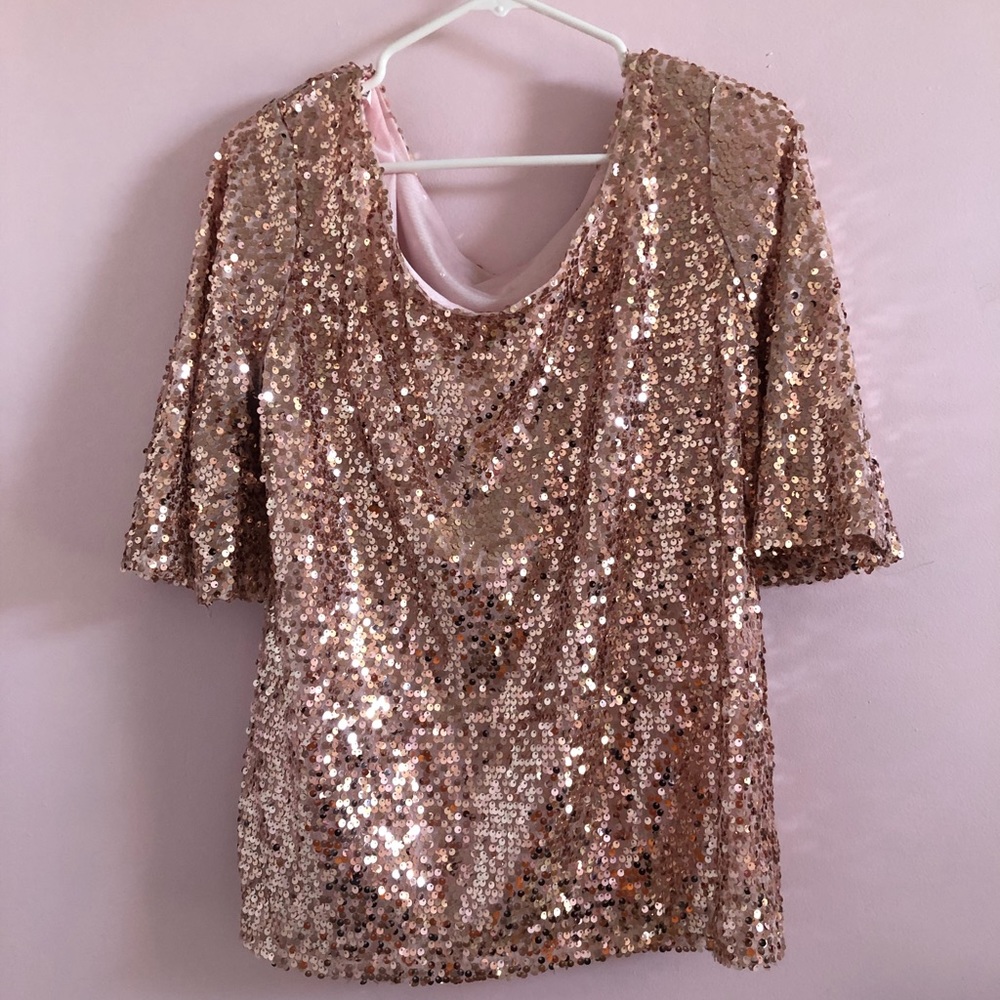 Sequin Off the Shoulder Party Top